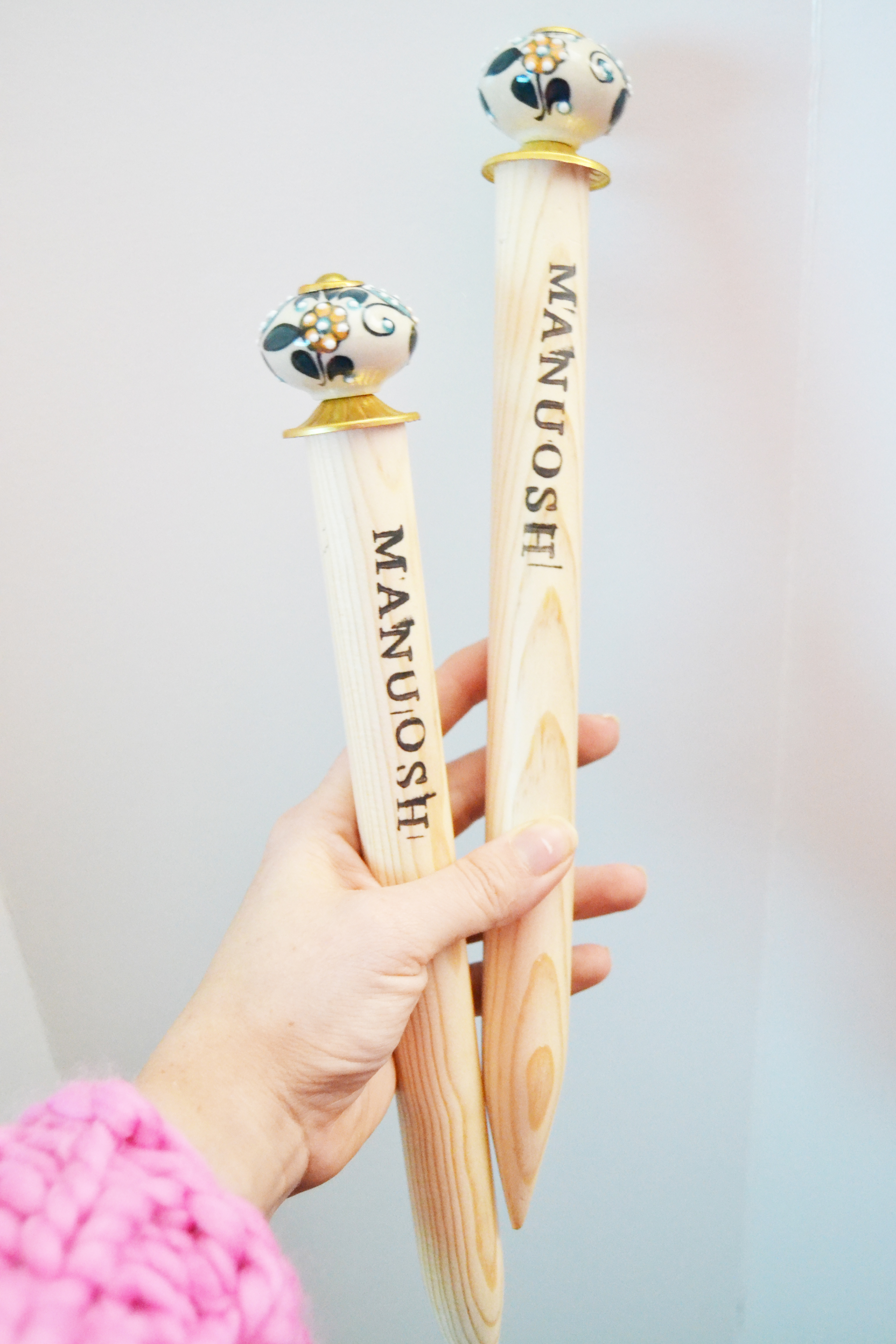 Glam Knitting Needles Size 35 (19mm) Size 50 (25mm) , 12” (30 cm