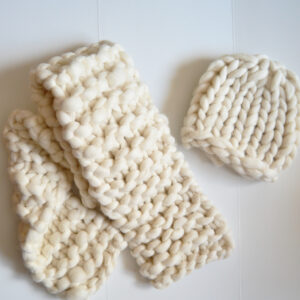 Wall Street Scarf  &  Brooklyn Beanie Set