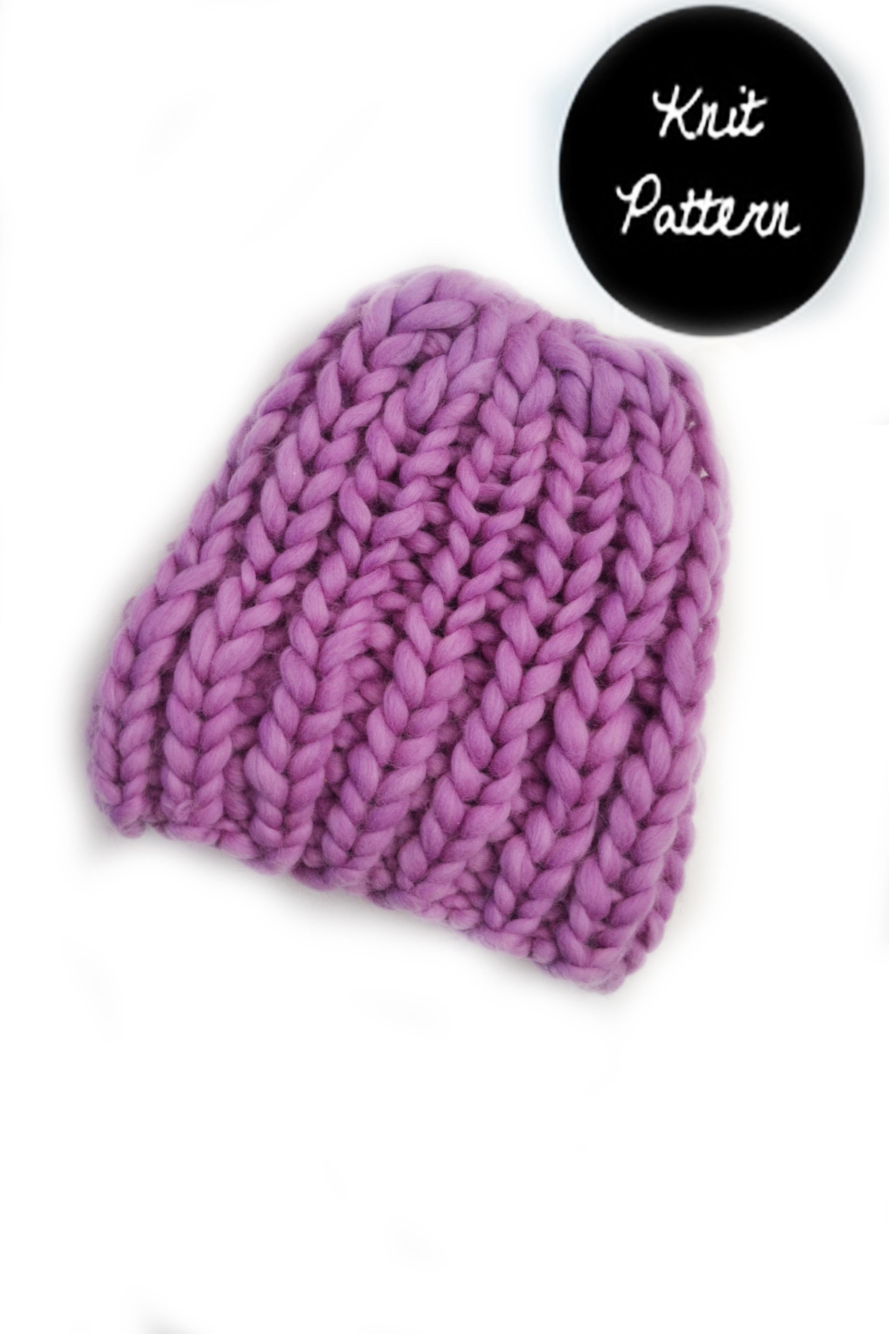 Ribbed Beanie Knit Pattern MANUOSH