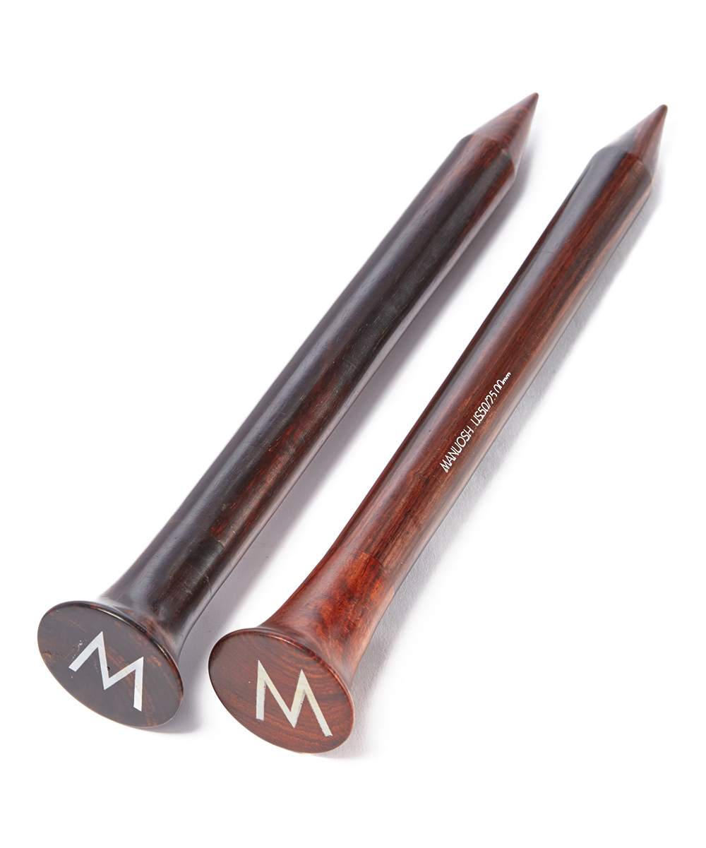 Rosewood Knitting Needles US 50 (25mm) MANUOSH
